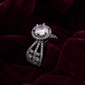 Halo of Hope Emerald Ring