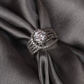 Diamond Mirage Halo Ring
