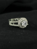 Silver Lining Emerald Ring