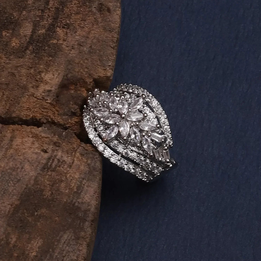 Evergreen Halo Engagement Ring