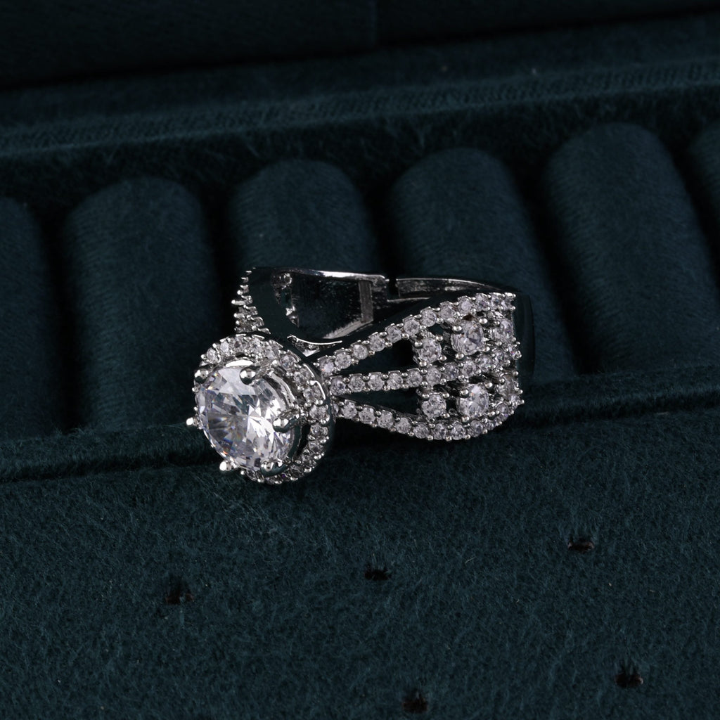 Halo of Hope Emerald Ring
