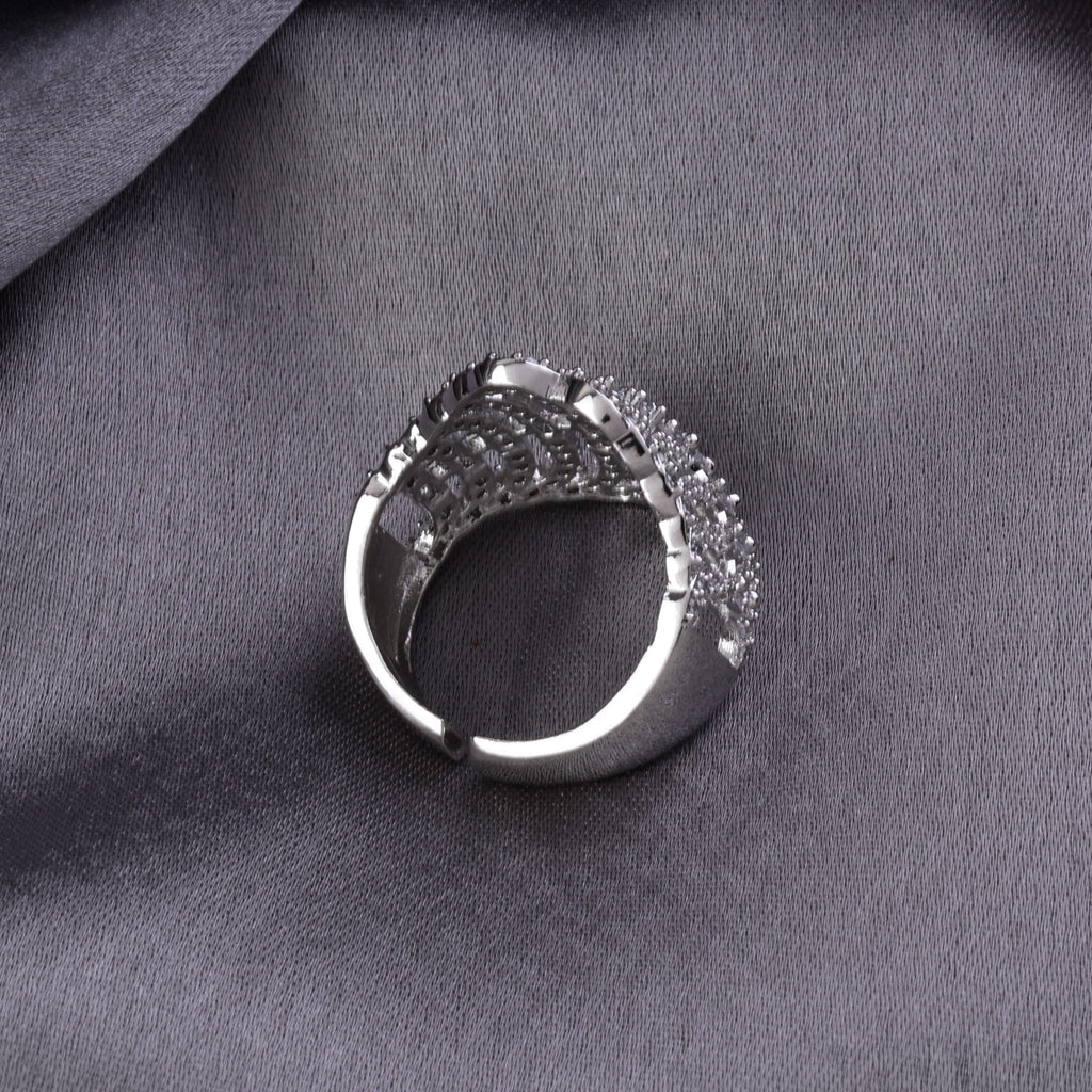 Diamond Halo Emblem Ring