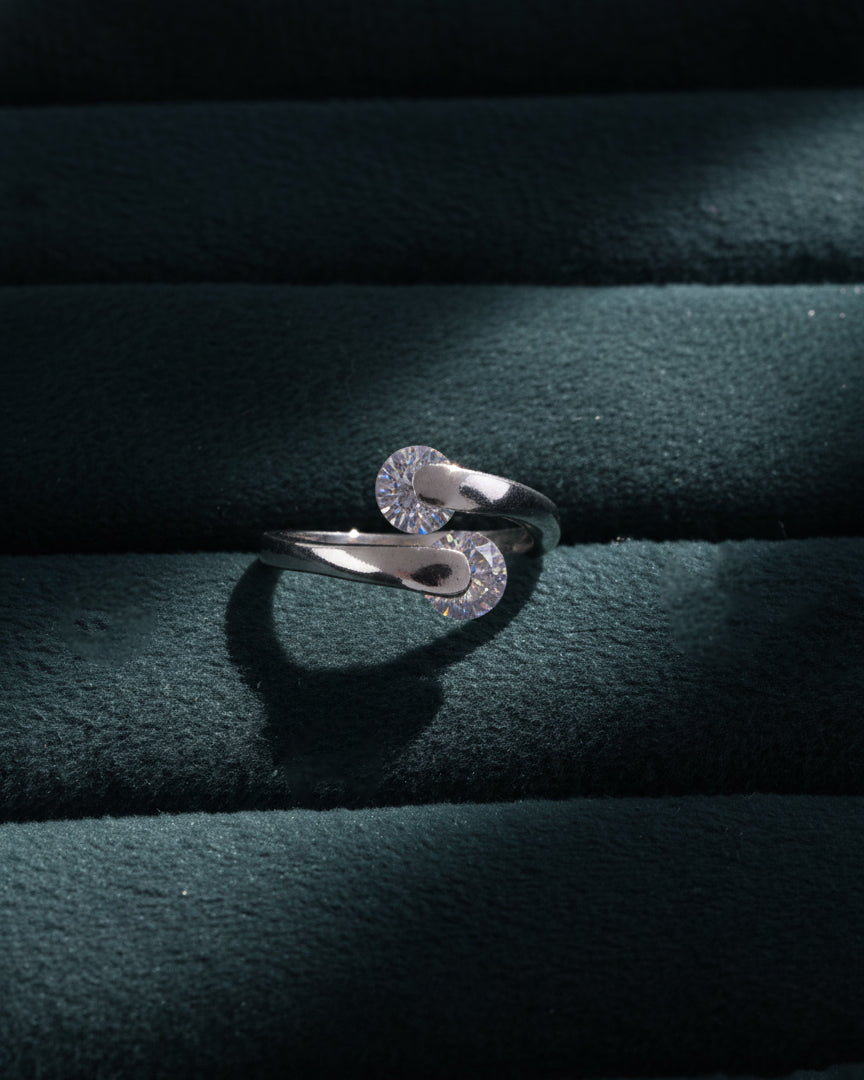Crystal Halo Heritage Ring