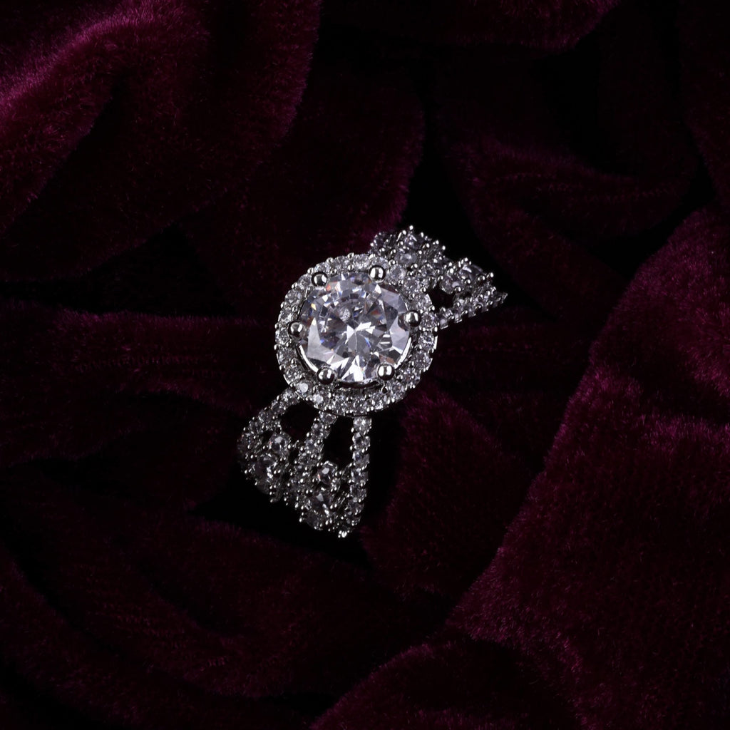 Halo of Hope Emerald Ring