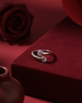 Crystal Halo Heritage Ring