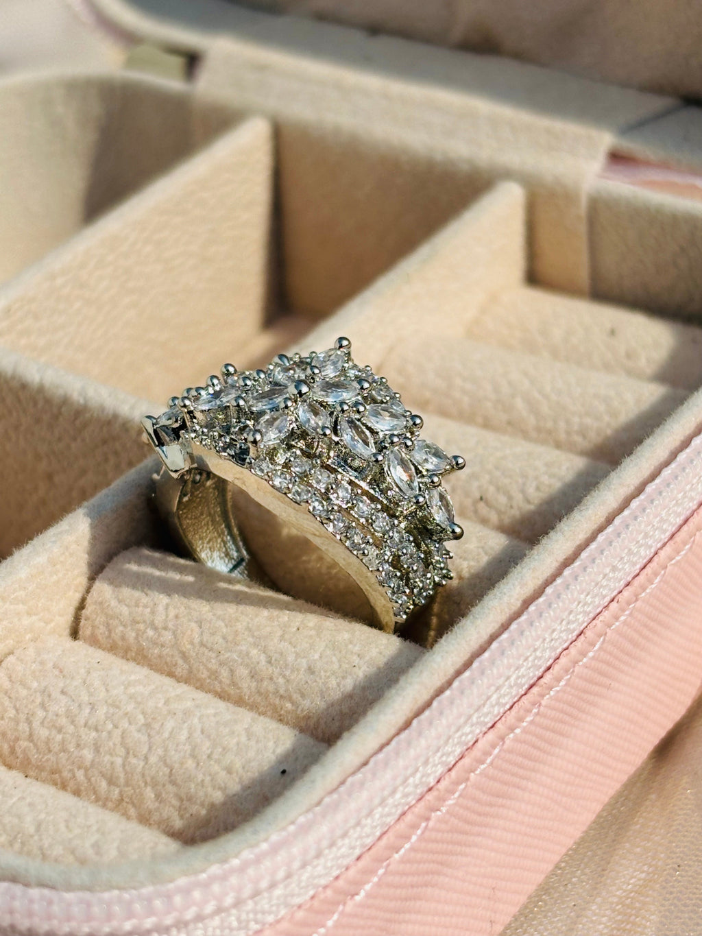Evergreen Halo Engagement Ring