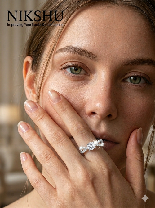Aster Halo Diamond Ring