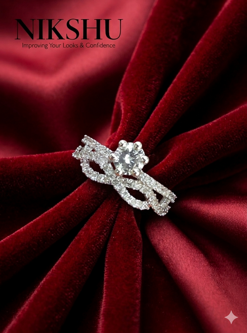 Crystal Edge Diamond Ring
