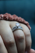 Sovereign Halo Emerald Ring