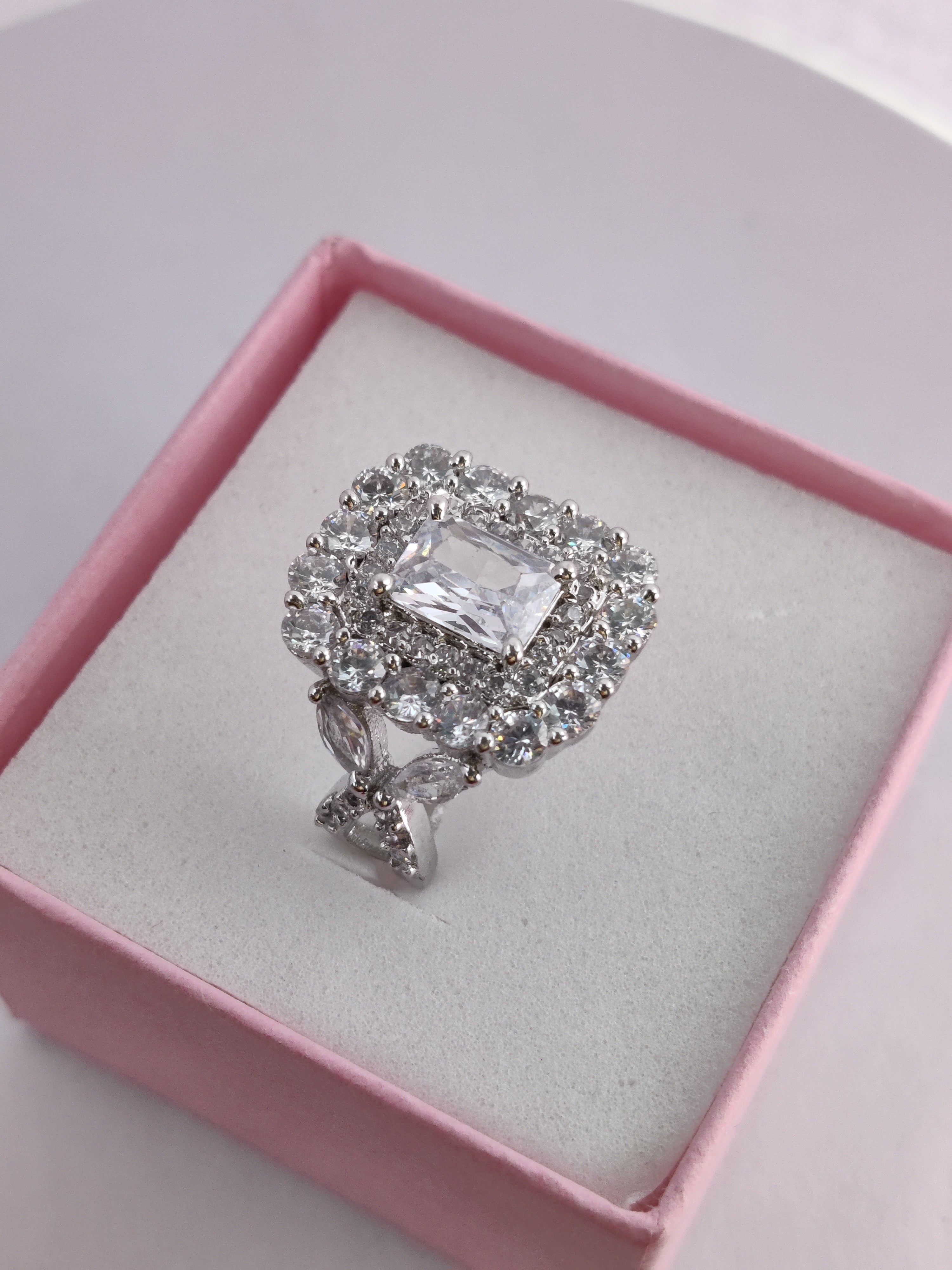 Royal Prism Halo Ring