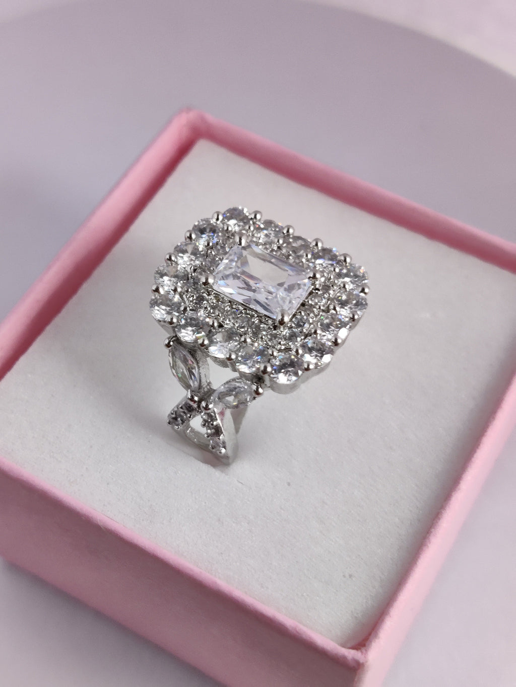 Royal Prism Halo Ring