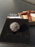 Evergreen Halo Engagement Ring
