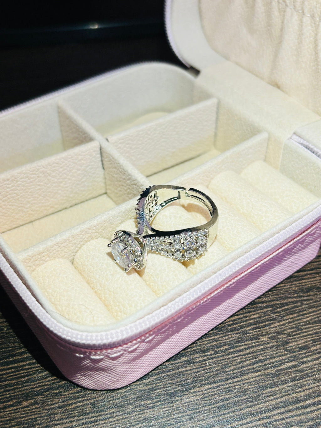 Halo of Hope Emerald Ring