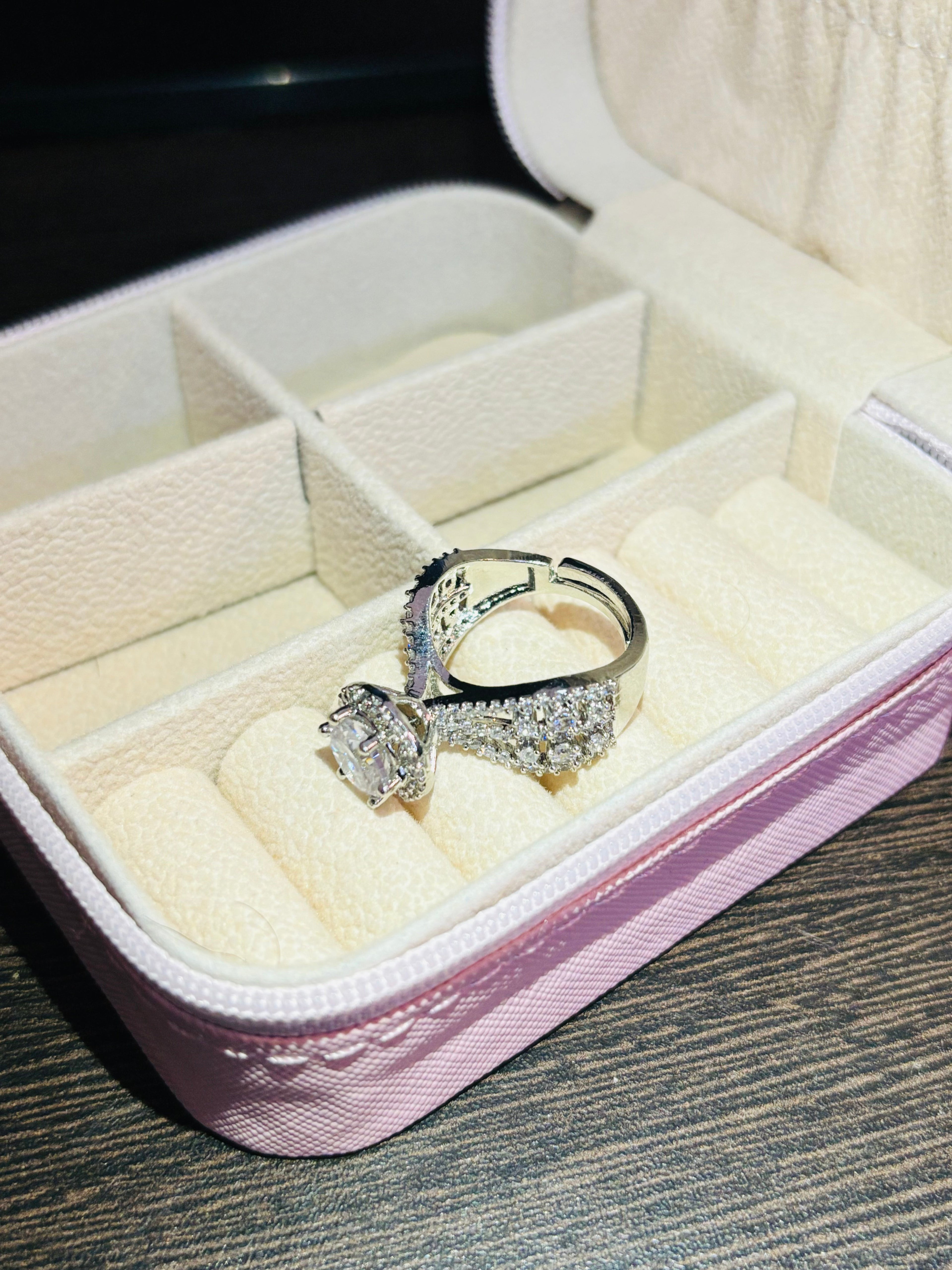 Halo of Hope Emerald Ring