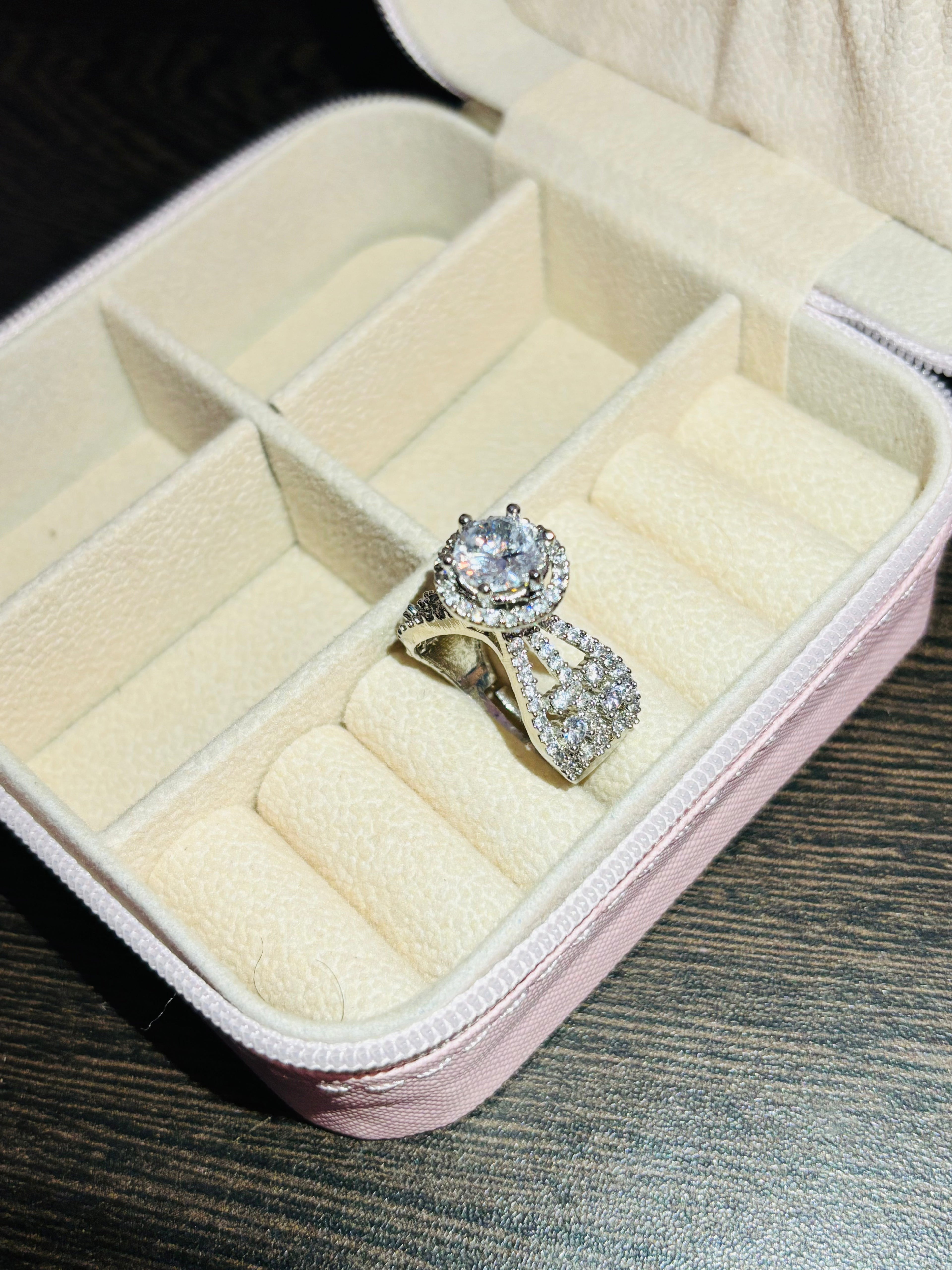 Halo of Hope Emerald Ring