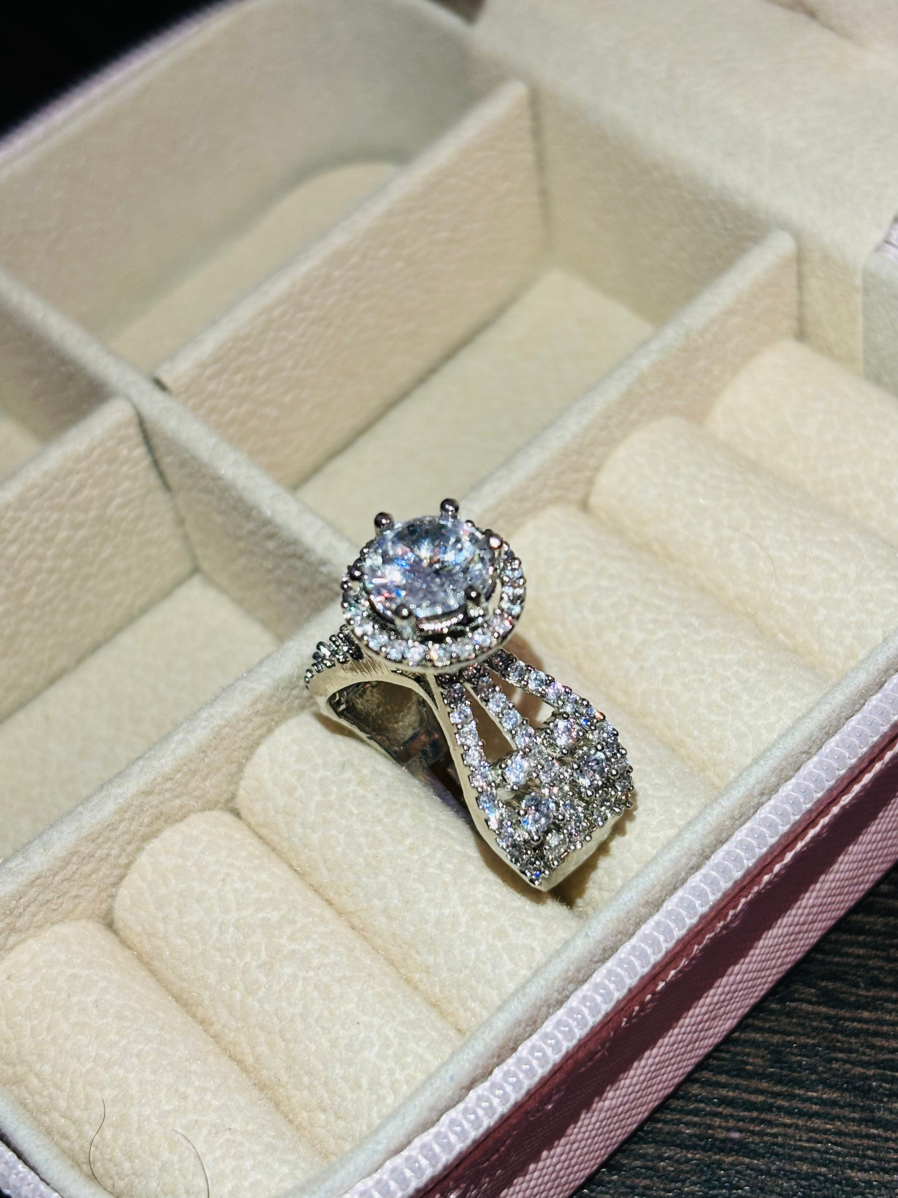 Halo of Hope Emerald Ring