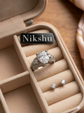 Aadhya Solitaire Ring - Elegant Round Cut Diamond for Women